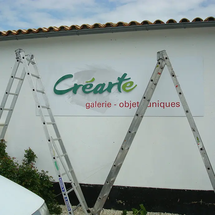 Signalétique Galerie Créarte